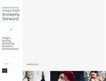 Tablet Screenshot of kimsteward.com